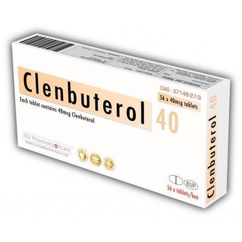 EU PHARMACEUTICALS CLENBUTEROL 40